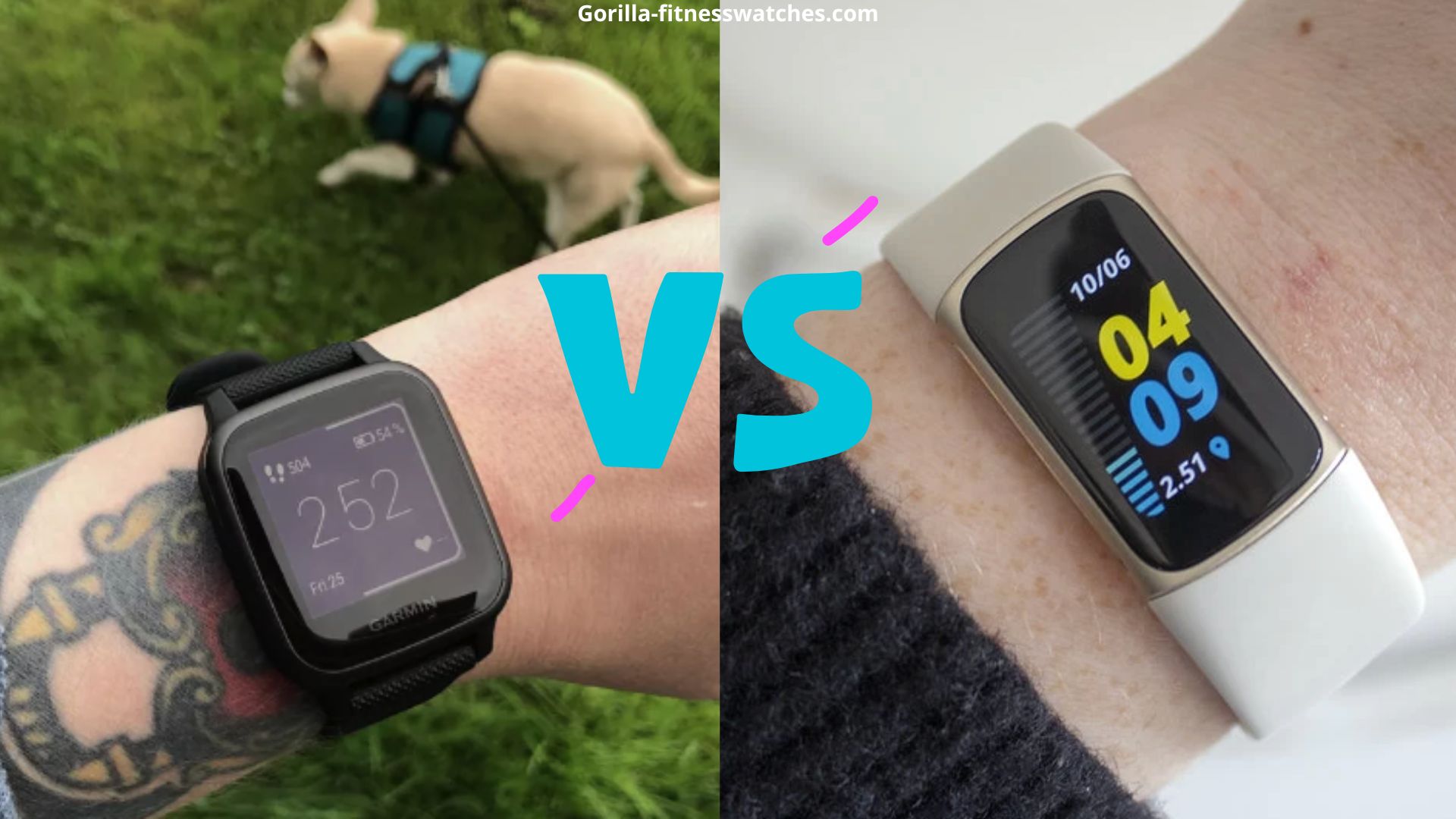 Fitbit Charge 5 Vs Garmin Venu Sq: