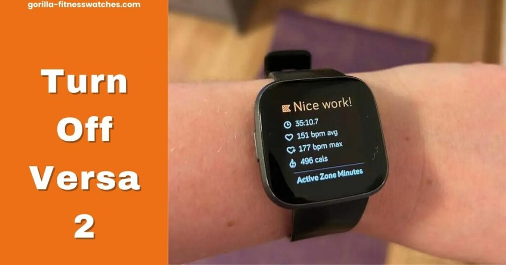 turn off fitbit versa 2
