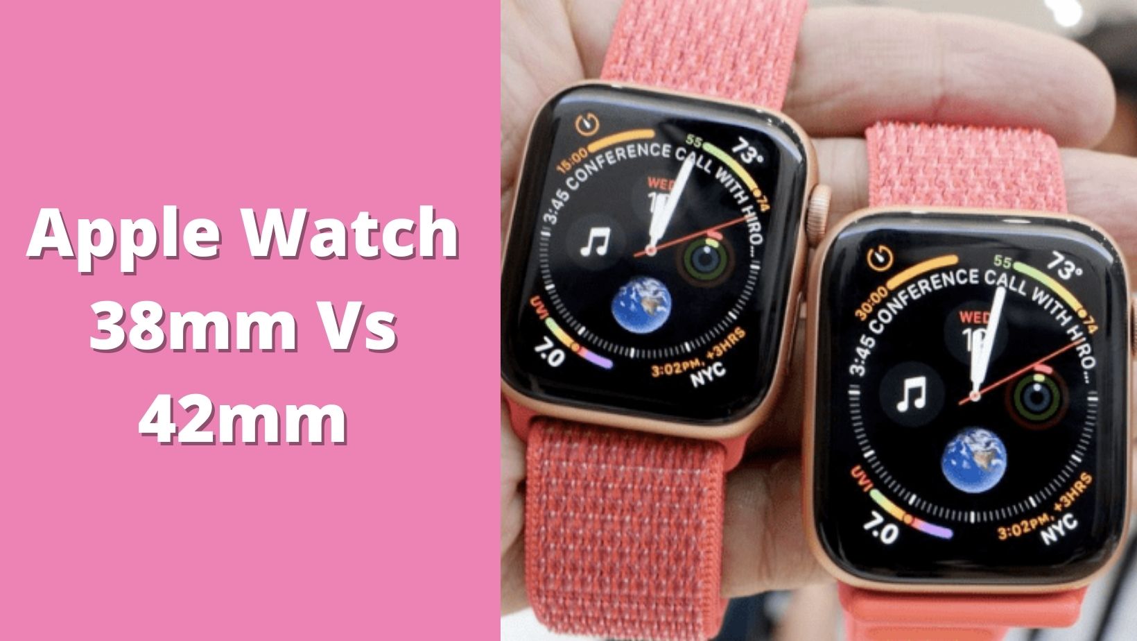 Apple Watch 38mm Vs 42mm