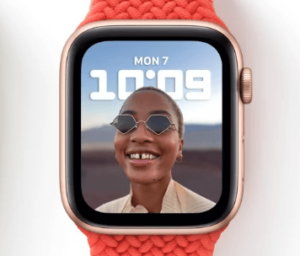 Portraits watch face